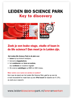 Leiden Bio Science Park jubileum flyers