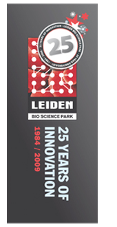 Leiden Bio Science Park jubileum banner