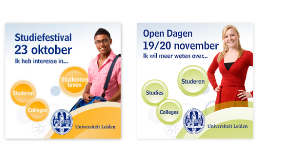 Universiteit Leiden Orientatiedagen internetbanners
